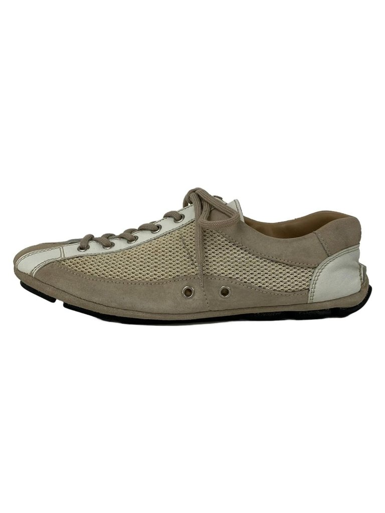 Prada Sneakers 36.5 Beige White Leather